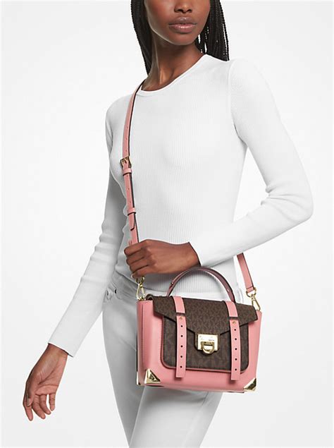 michael kors sophie satchel|michael kors manhattan leather satchel.